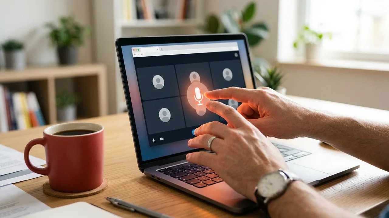 Eine Hand hält ein Smartphone, auf dessen Bildschirm ein KI-Chat zu sehen ist. Holographische Dokumente oder Datenströme schweben über dem Telefon und symbolisieren die direkte Verbindung zwischen Bro